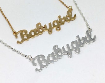 barbie necklace gold