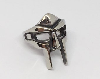 MF Doom Mask Ring Stainless Steel Size 10 Large MF Doom Mask Ring Stainless Steel Size 10 Large