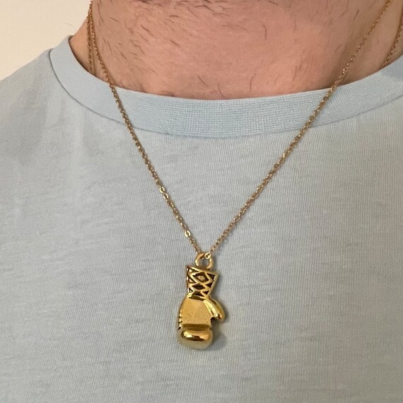 Boxing glove necklace rocky deals