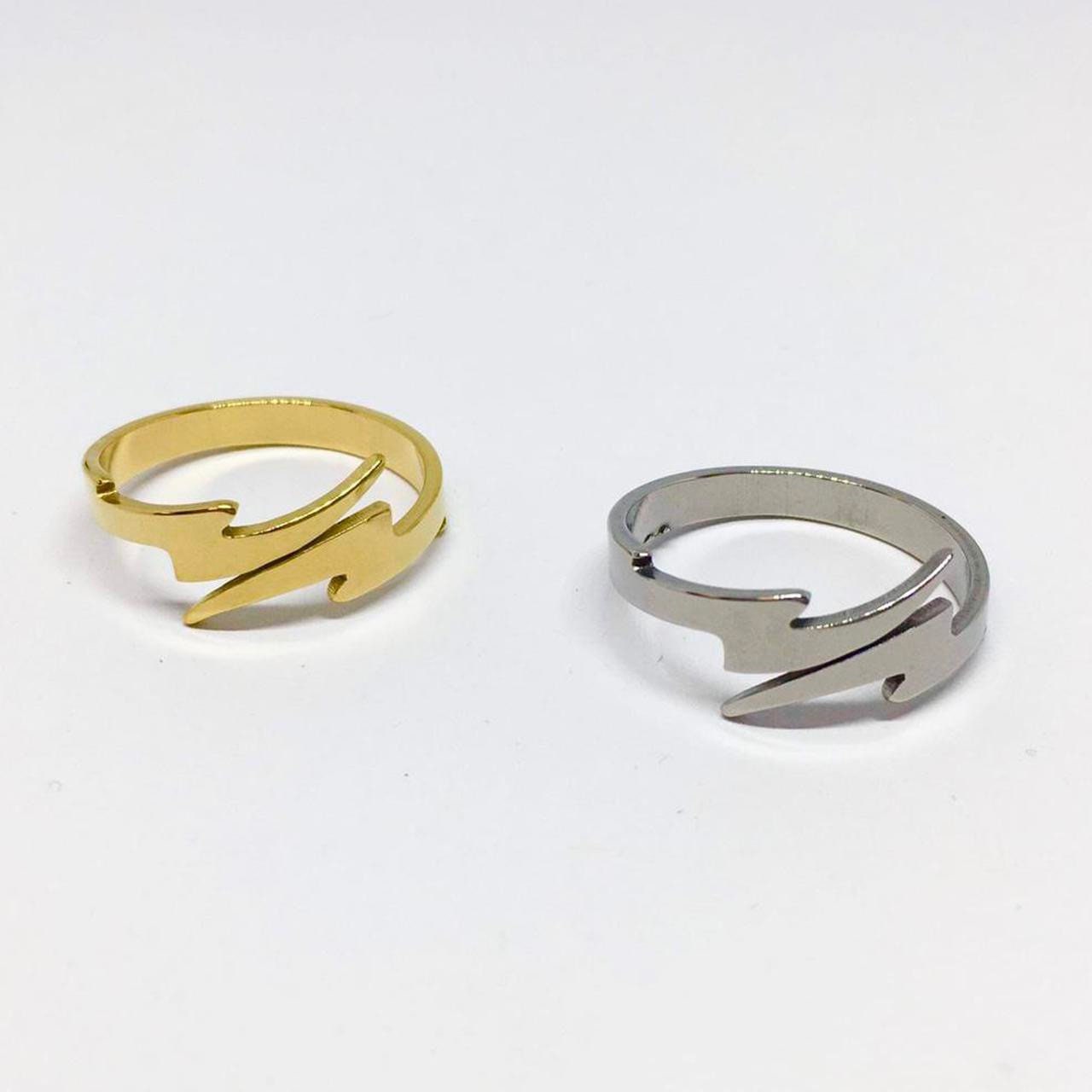 Lightning Bolt Ring - Etsy