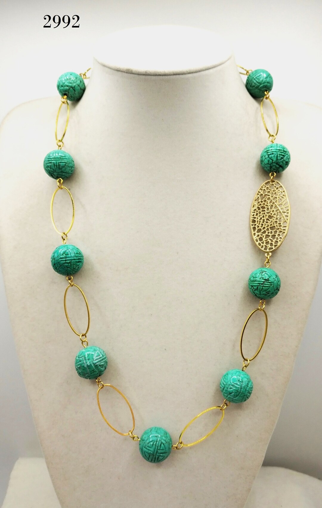 Antique Turquoise Necklace Old Turquoise Necklace Etsy