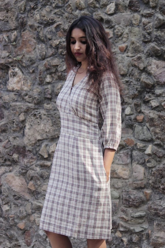 cotton empire waist dress