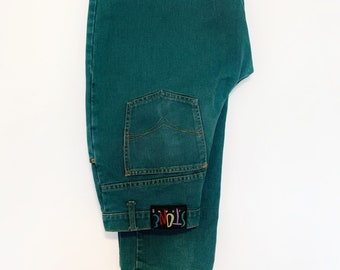 dark green jean