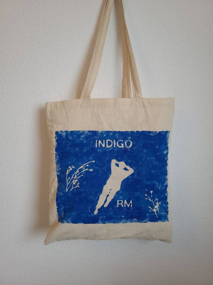 Indigo Tote Bag - Etsy