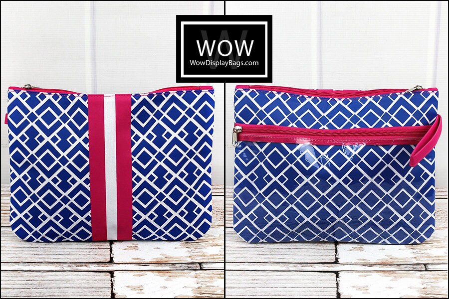 Wristlet Bag WOW Display Bag Blue WOW Canvas Tote Bag Mary Kay Wow