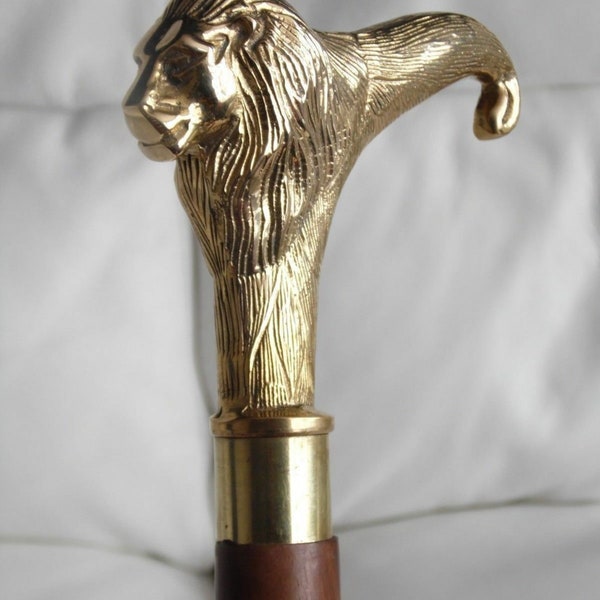 Lion Head Cane Etsy