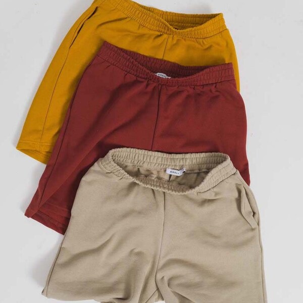 Essentials Sheyma Organic Cotton Sweatshorts Mint Blue