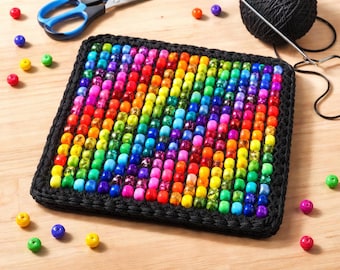 Pony bead fidget toy. Digital product, only PDF (no physical items).