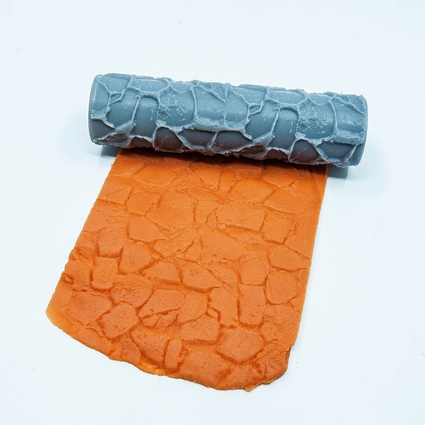 Texture roller, stone pavement texture, stone road texture, high quality texture, XPS texture, clay stamp, polymer clay stamp