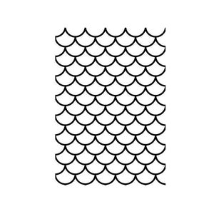 Texture mat 92 Fish scale, mermaid scales, soap stamp, clay stamp, ink stamp,  clay stamp, jewelry stamp, polymer clay stampblock printing