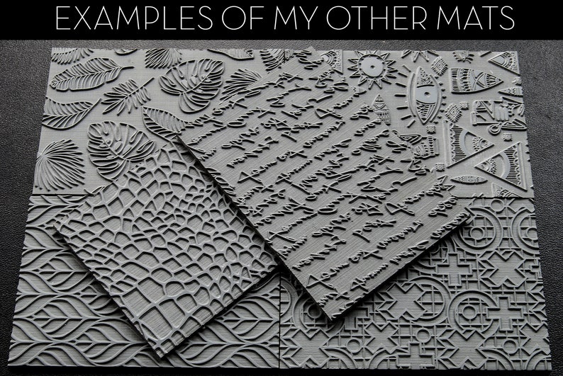 metal clay stamp polymer clay stamp ink stamp clay stamp Texture mat 42 Writing jewelry stamp soap stamp