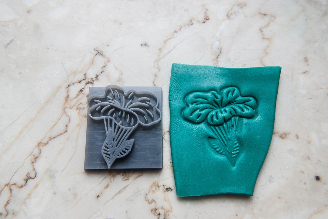 Polymer Clay Stamps 05 Metal Clay Stamp Clay Stamp Polymer Etsy