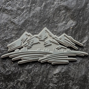 timbro per sapone, timbri in argilla polimerica, timbro in gomma Mountains per sapone, argilla, timbro a inchiostro, cera, stampa in gel, timbro a inchiostro