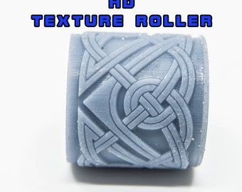 Texture roller SM-11, clay texture, high quality texture, clay stamp, texture stamp, polymer clay , clay stamp, pottery stamp, celtic roll