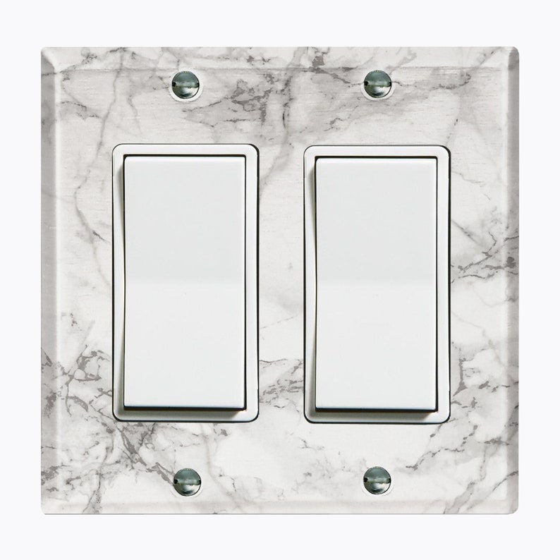 Metal Light Switch / Wall Plate Cover Single Double Triple Etsy