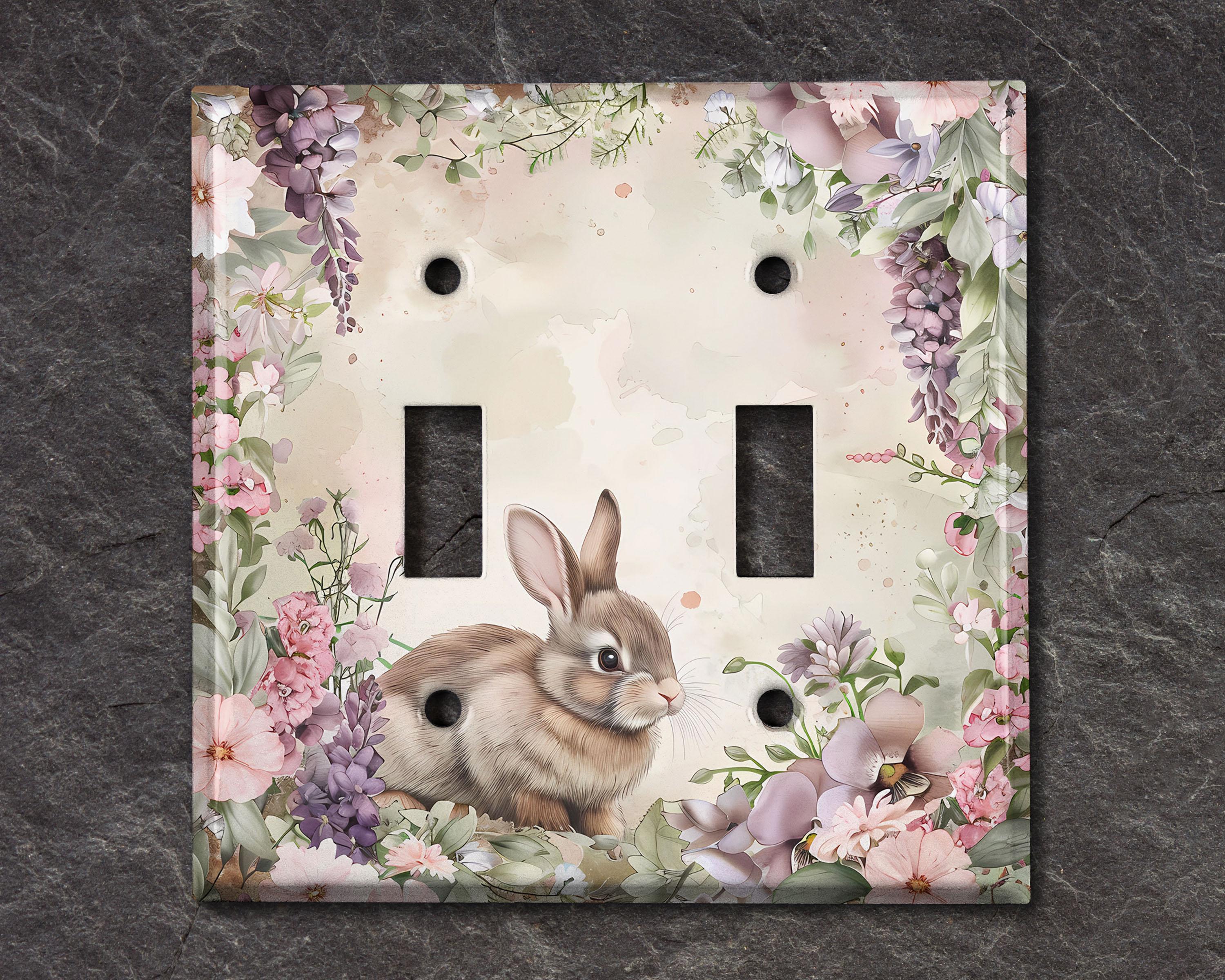 うさぎ様 壁スイッチ/コンセントカバープレートオンDecor Wallplates – Sweet