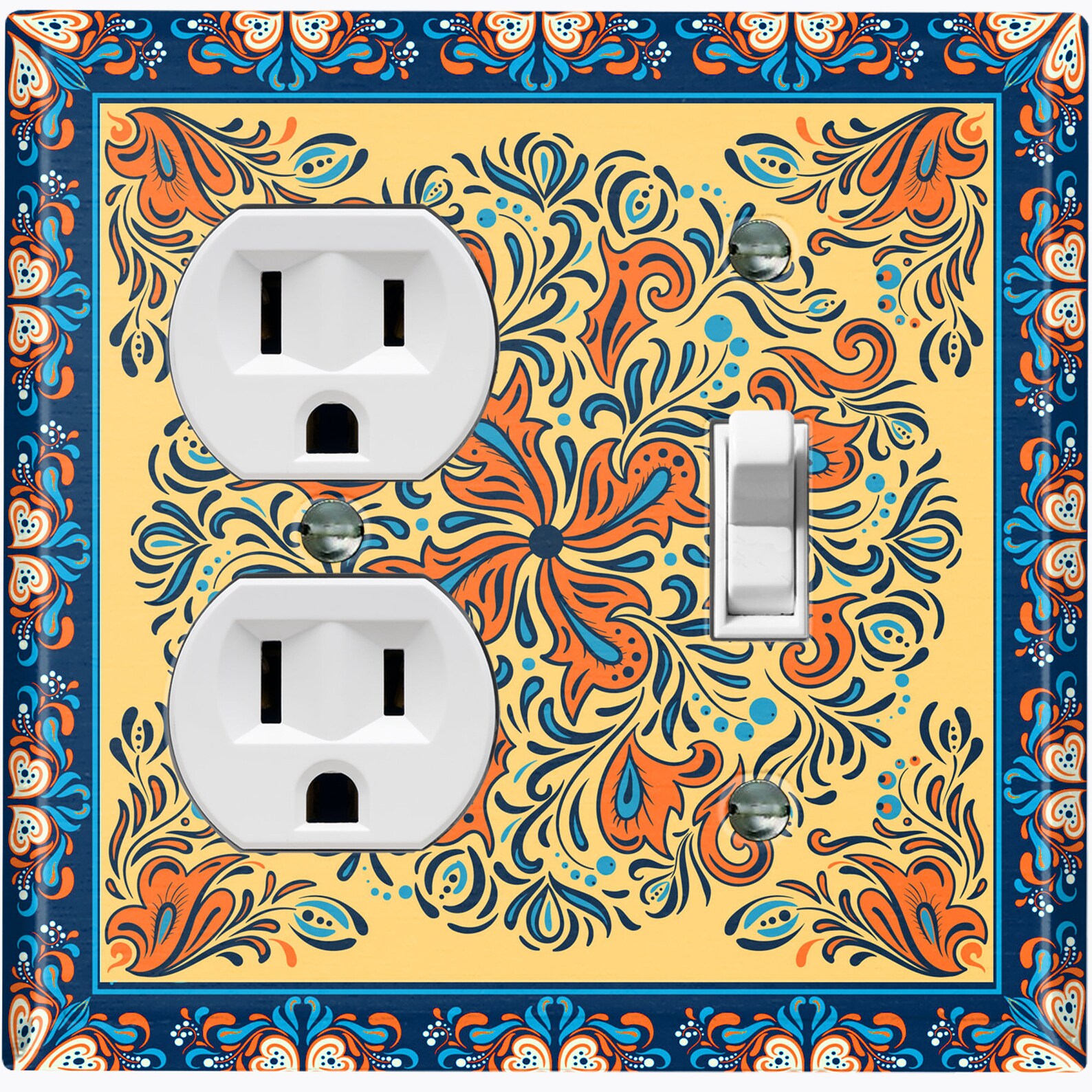 Metal Light Switch / Wall Plate Cover Single Double Triple Etsy