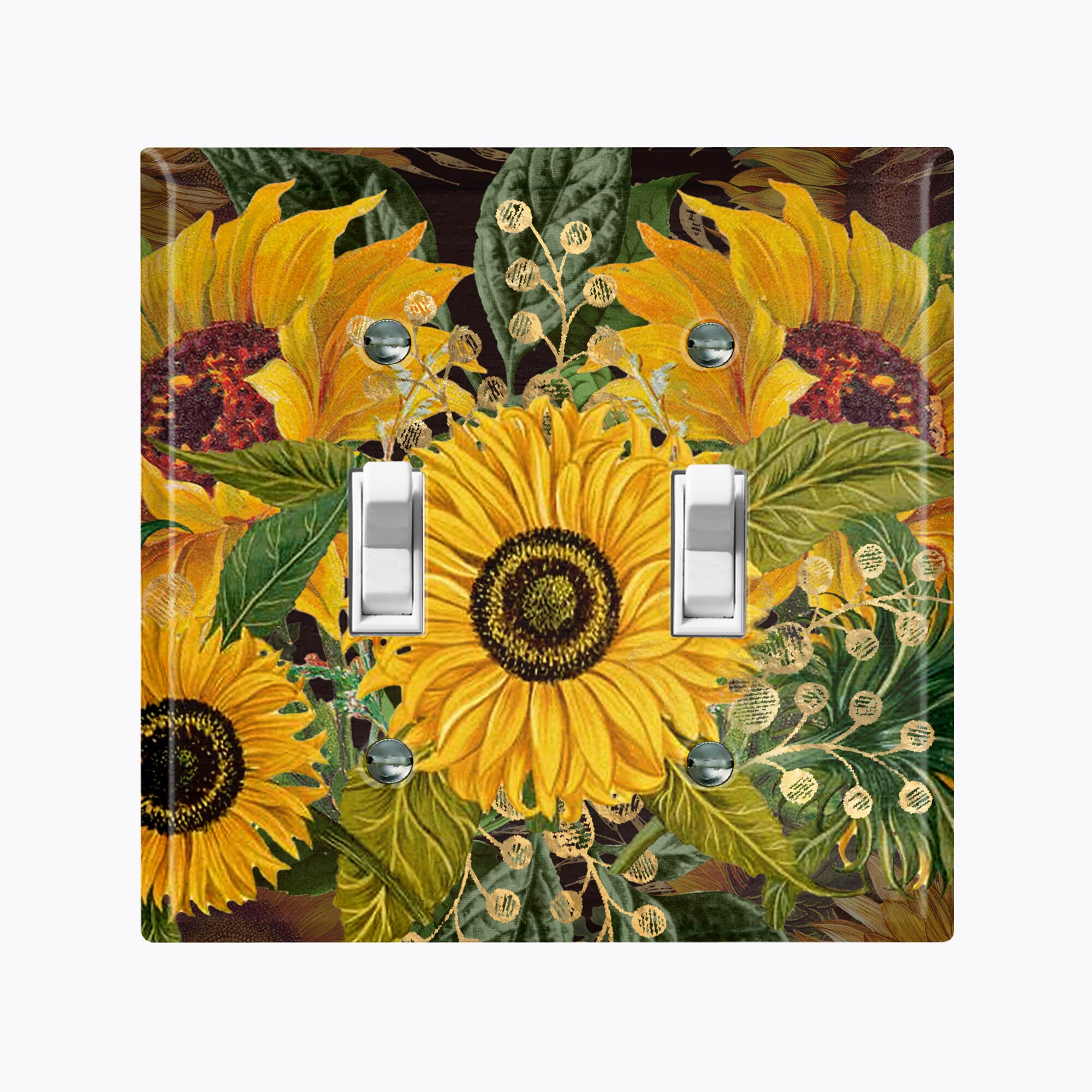 Interruptor de luz de metal / cubierta de placa de pared | Etsy