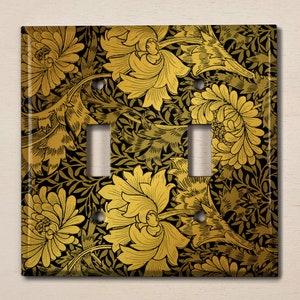 Metal Light Switch Cover, Light Switch Plate, Outlet Cover, Wall Plate, Home Decor Idea, Elegant Pattern Decor For Office, PNT176