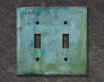 Metal Light Switch Cover, Light Switch Plate, Outlet Cover, Wall Plate, Home Decor Idea, Teal Decoration Ideas, Bathroom Decor, CLR102