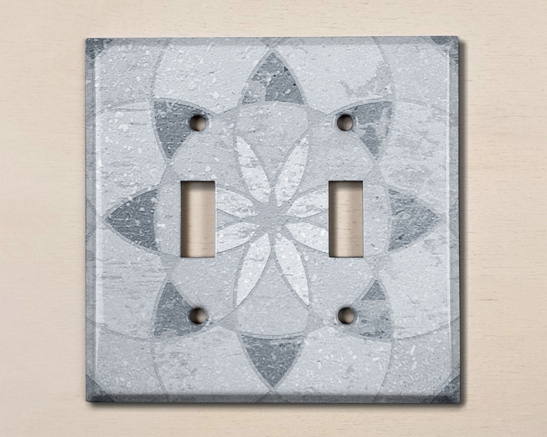 Tile Switch Metal Light Switch Cover, Light Switch Plate, Outlet Cover, Wall Plate ...