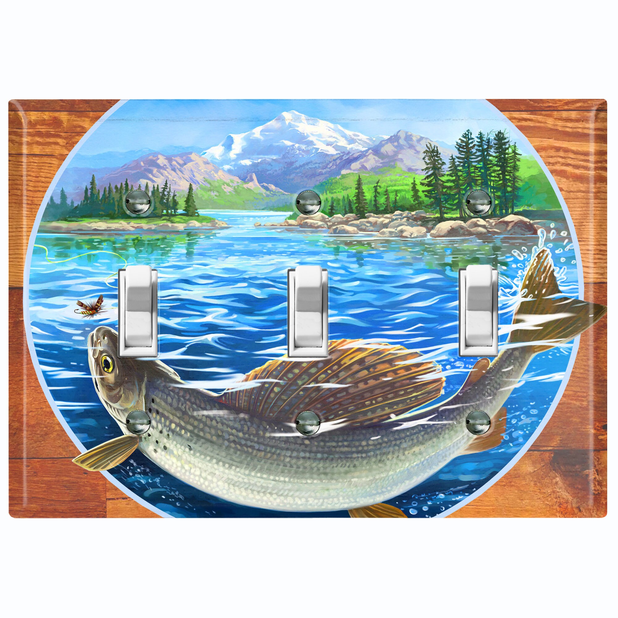 Interruptor de luz de metal / cubierta de placa de pared | Etsy