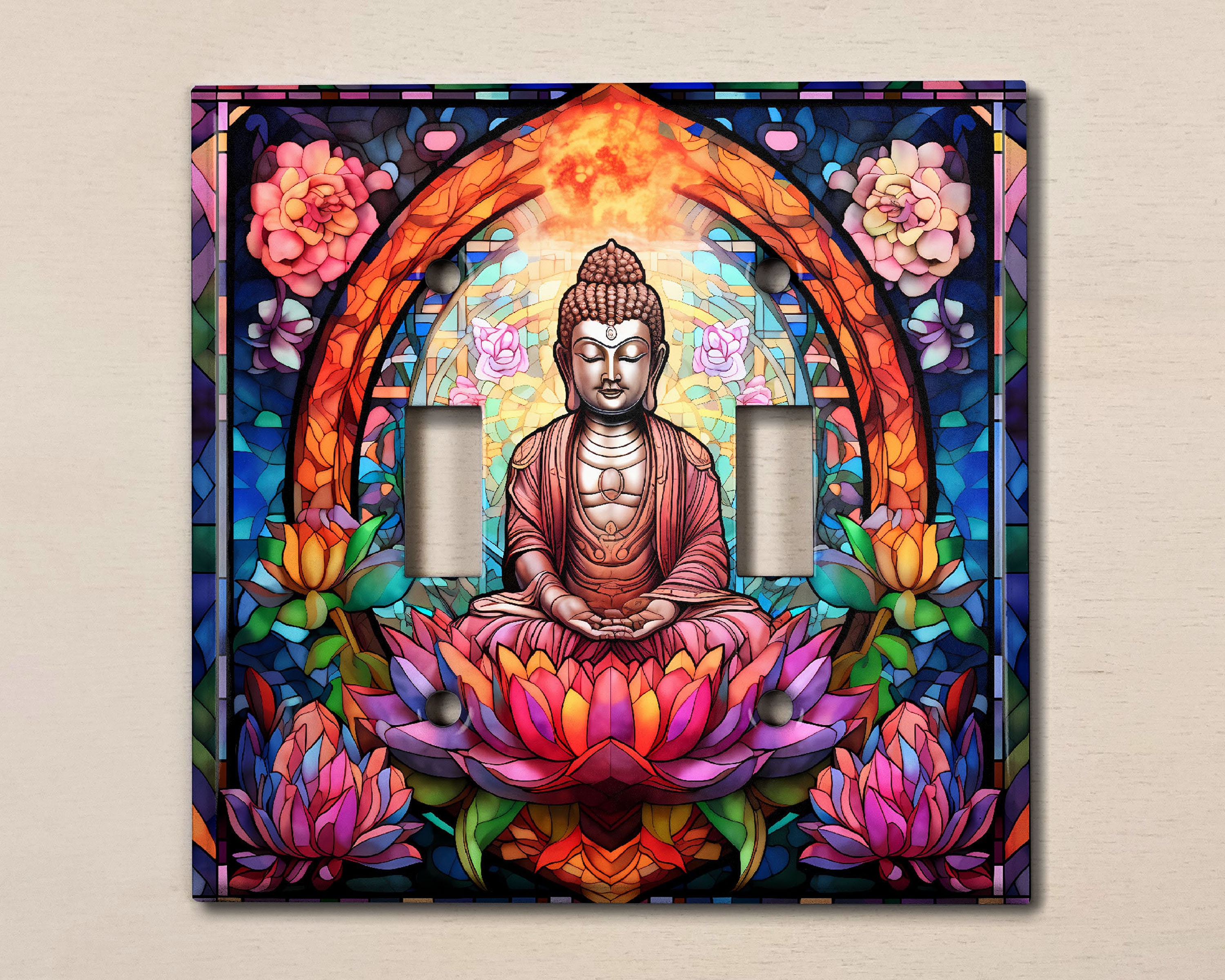 Buddha Plate Decor - Etsy