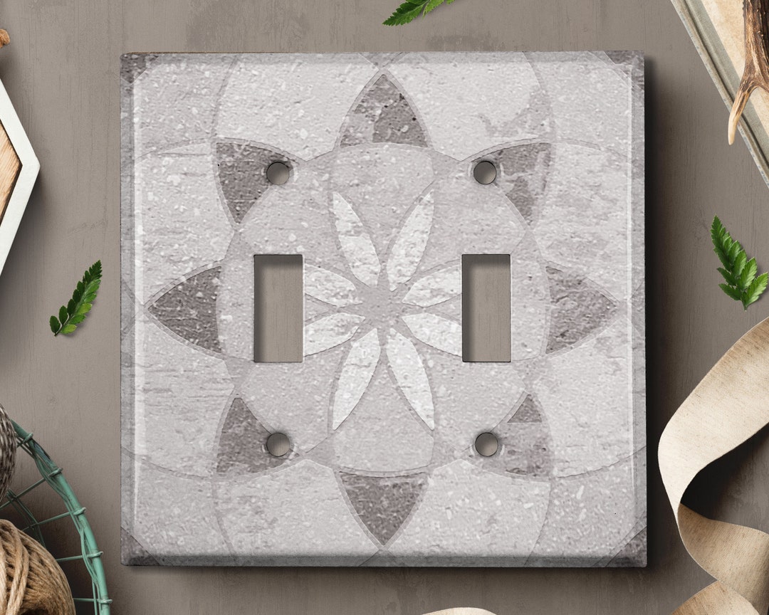 Tile Switch Metal Light Switch Cover | Light Switch Plate, Outlet Cover, Wall Plate ...
