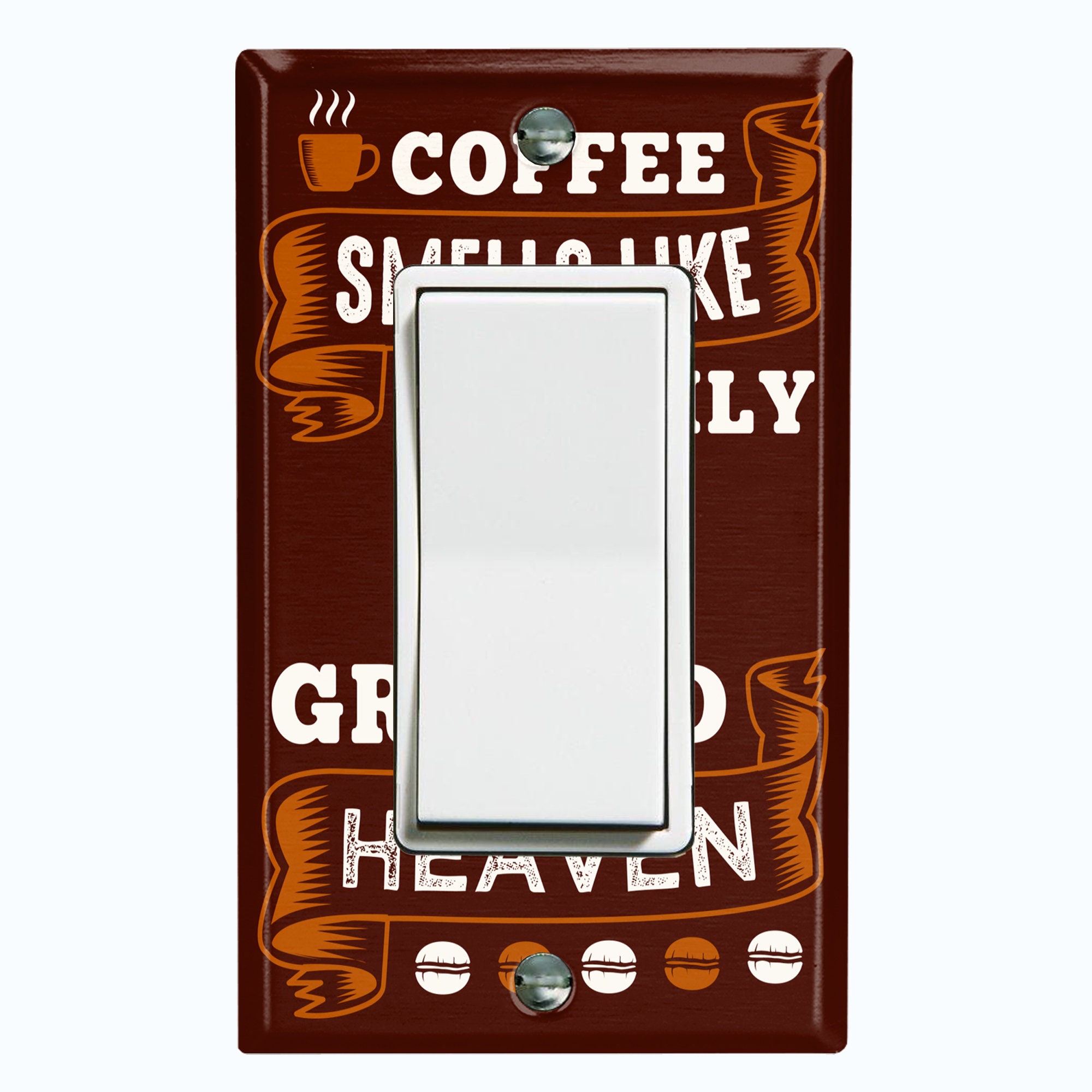 Interruptor de luz de metal / tapa de la placa de pared | Etsy