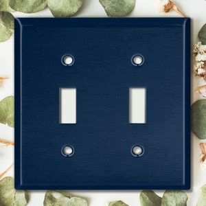 Printed Electrical Double Outlet with matching Wall Plate - Fish &  Dragonfly 