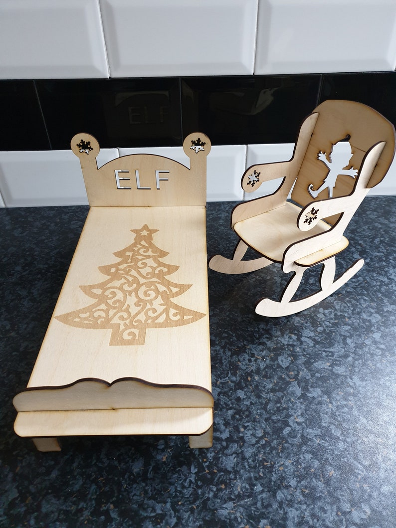 Elf On The Shelf Prop Chair Bed Accessory Naughty Elf Props Behaving Badly