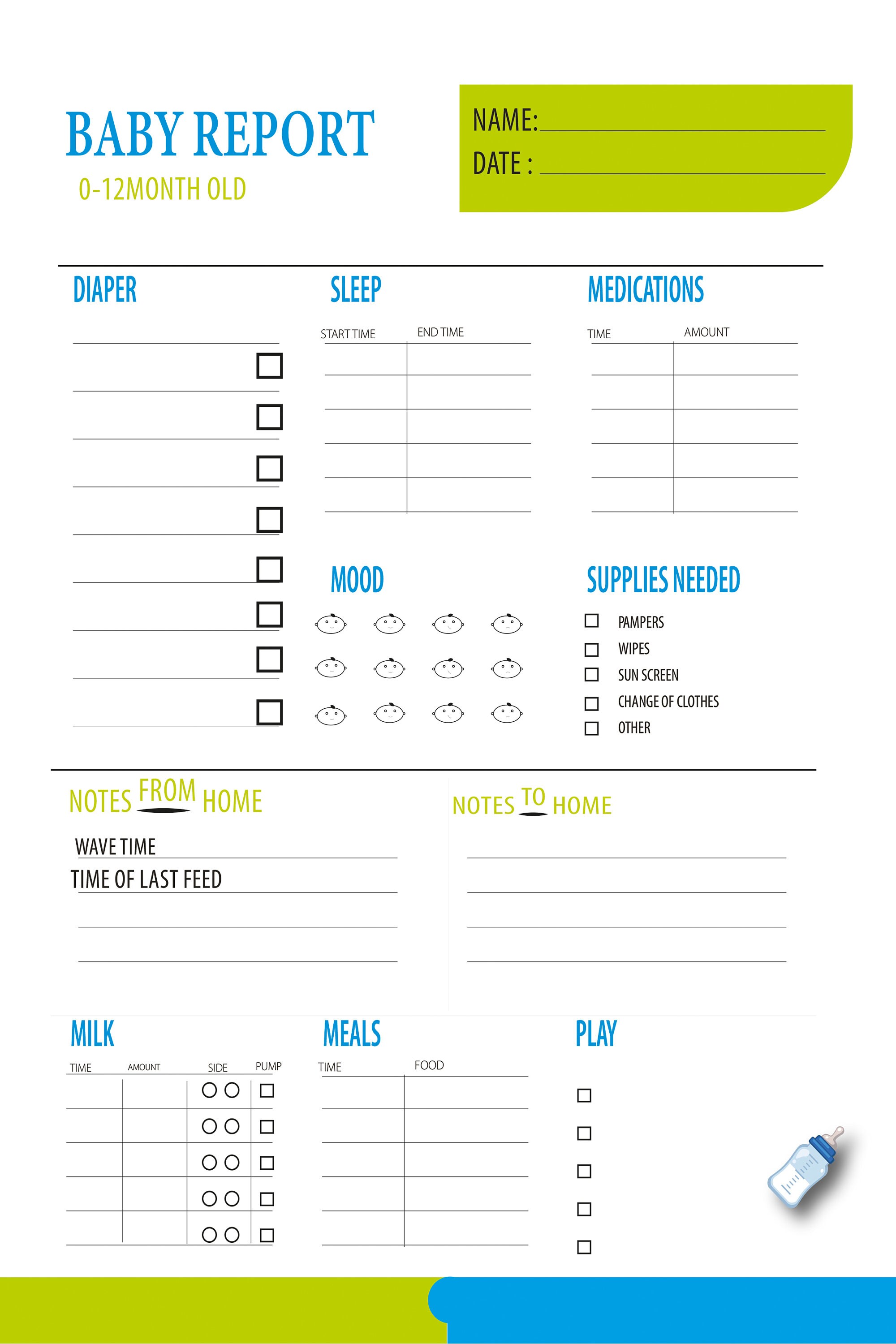 NANNY Planner Printable, Nanny Report, Nanny Log, Nanny Gift, Nanny ...