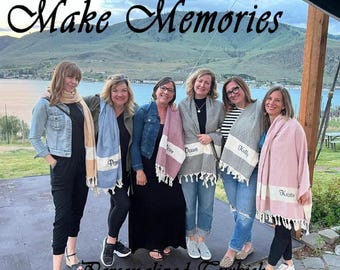 PERSONALIZED Turkish Beach Towel Gifts, Beach or Hand size Bachelorette Party Gift, Gift for Woman who has Everything, Girls Trip Gifts