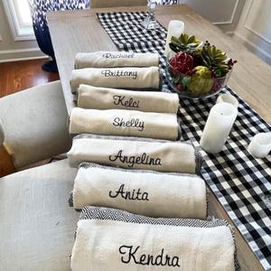 Personalized Beach Towels, Embroidered Christmas Gifts, Bridesmaid Proposal Gifts, Beach and Hand Size Towel, Unique Mothers Day Gifts