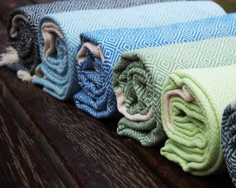 Personalized Turkish Beach Towel, Custom Embroidered or Printed Towels, Quick-Dry Cotton Peshtemal, Bridesmaid Gifts, Girls Trip Gifts