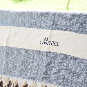 Personalized Turkish Towel, 40x70" Beach Towel, Personalize Gifts, Boyfriend Valentines Day Gift, Bachelorette Towel, Special Gift for kids, Personalized Turkish Beach Towel Gift Unique, Bachelorette Bridesmaid Proposal Wedding Gift Towel