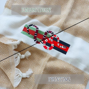 Personalized Turkish Beach Towel, Embroidered Wholesale Peshtemal, Bridesmaid Gift,Custom Name Beach Blanket, Bachelorette Party Favors Bulk