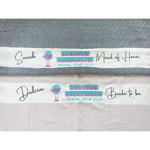 PERSONALIZED Turkish Beach Towels, Embroidered/Printing Beach Towel, Bridesmaid Proposal Gift, Beach/Hand Size Towel, Mothers Day Gifts