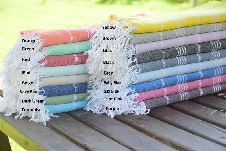 PERSONALIZED Turkish Beach Towel 40x70