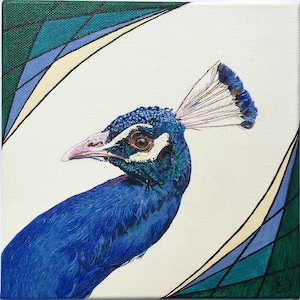 painting Peacock