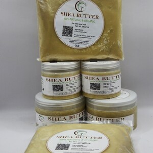 Raw Unrefined Shea Butter, 100% Natural Ghana, Skin Hair Moisturizer image 15