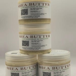 Raw Unrefined Shea Butter, 100% Natural Ghana, Skin Hair Moisturizer image 5