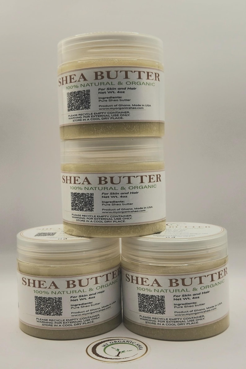 Raw Unrefined Shea Butter, 100% Natural Ghana, Skin Hair Moisturizer image 5
