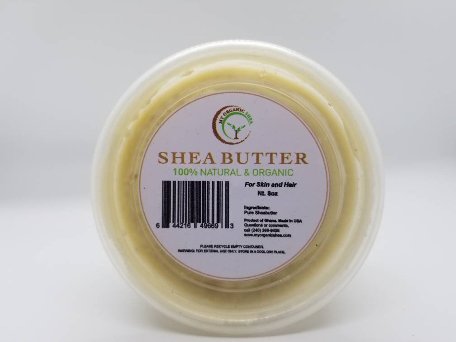 100 Organic Shea Butter From Ghana 8oz per Container Etsy