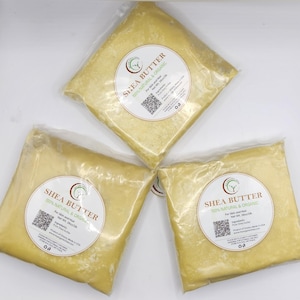 Raw Unrefined Shea Butter, 100% Natural Ghana, Skin Hair Moisturizer image 13