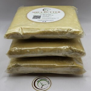 Raw Unrefined Shea Butter, 100% Natural Ghana, Skin Hair Moisturizer image 12