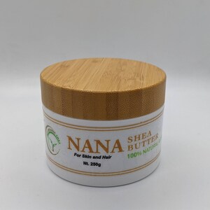 NANA - Lemon scented African Shea butter (Shea butter infused with all natural lemon essential oil (250g & 100g)