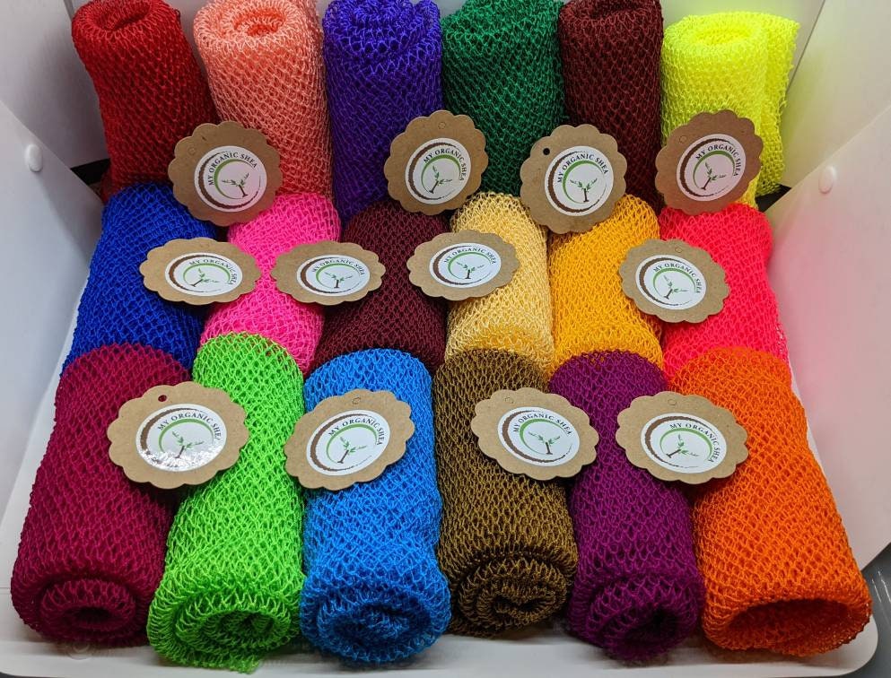 African Exfoliating Bath Sponge Net Loofah Cloth Sapɔ SALE Etsy