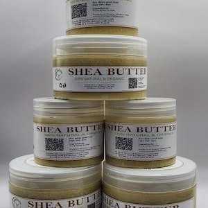 Raw Unrefined Shea Butter, 100% Natural Ghana, Skin Hair Moisturizer image 8