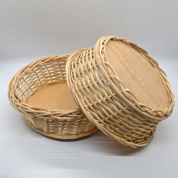 Cane Basket Etsy